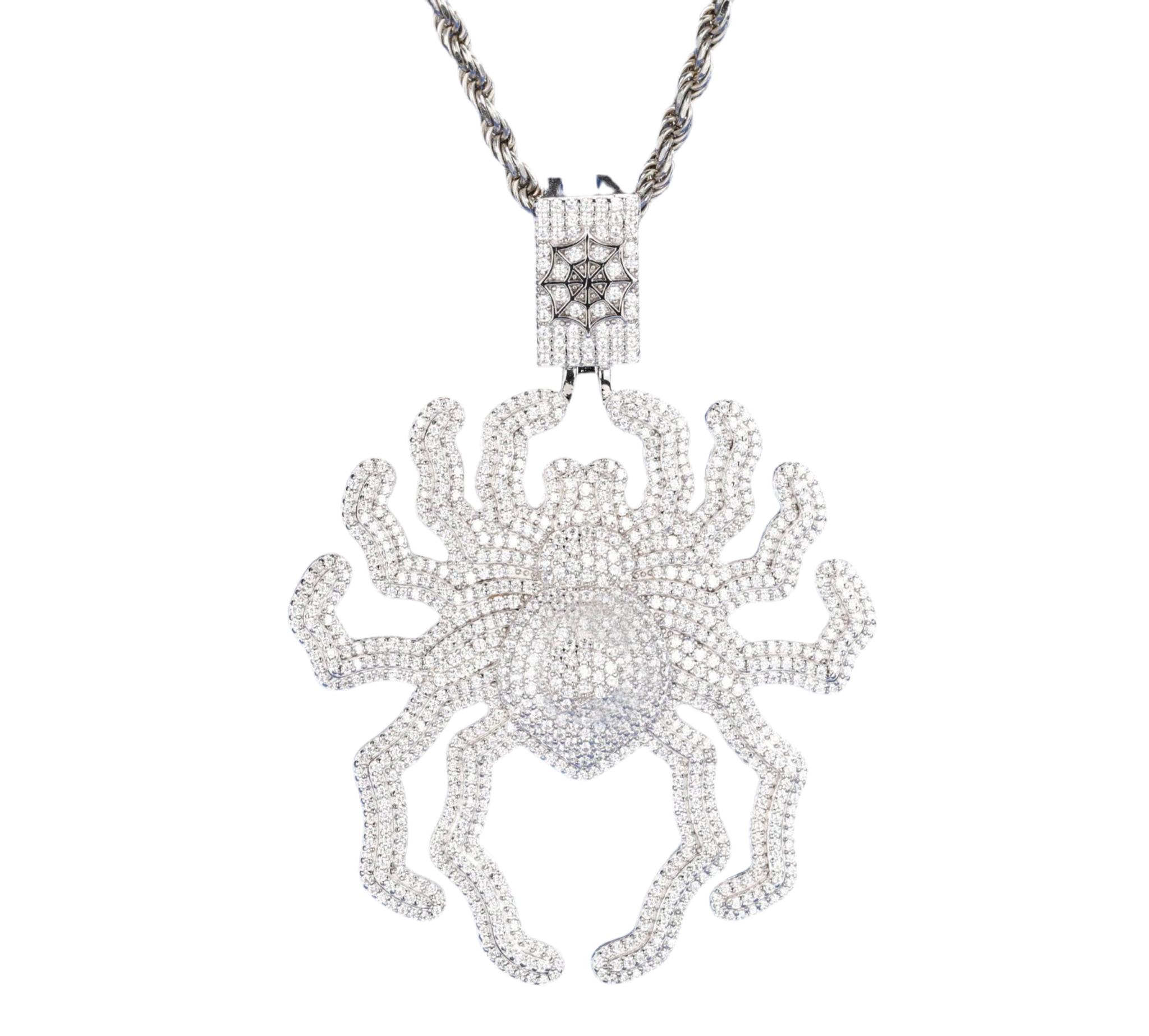 “SPIDER” MOISSANITE PENDANT