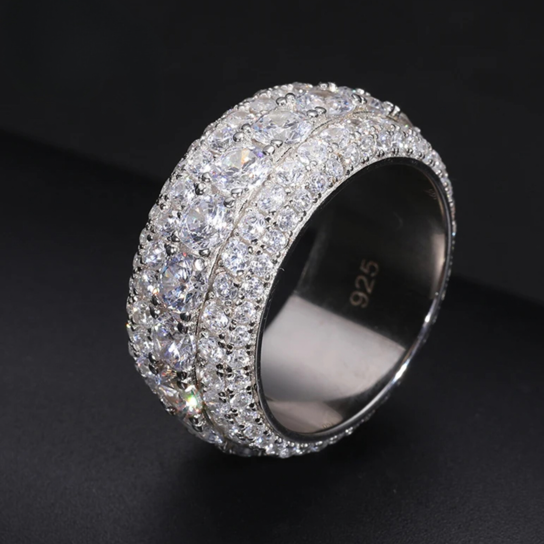 “Eternal Brilliance” Mens Moissanite Ring