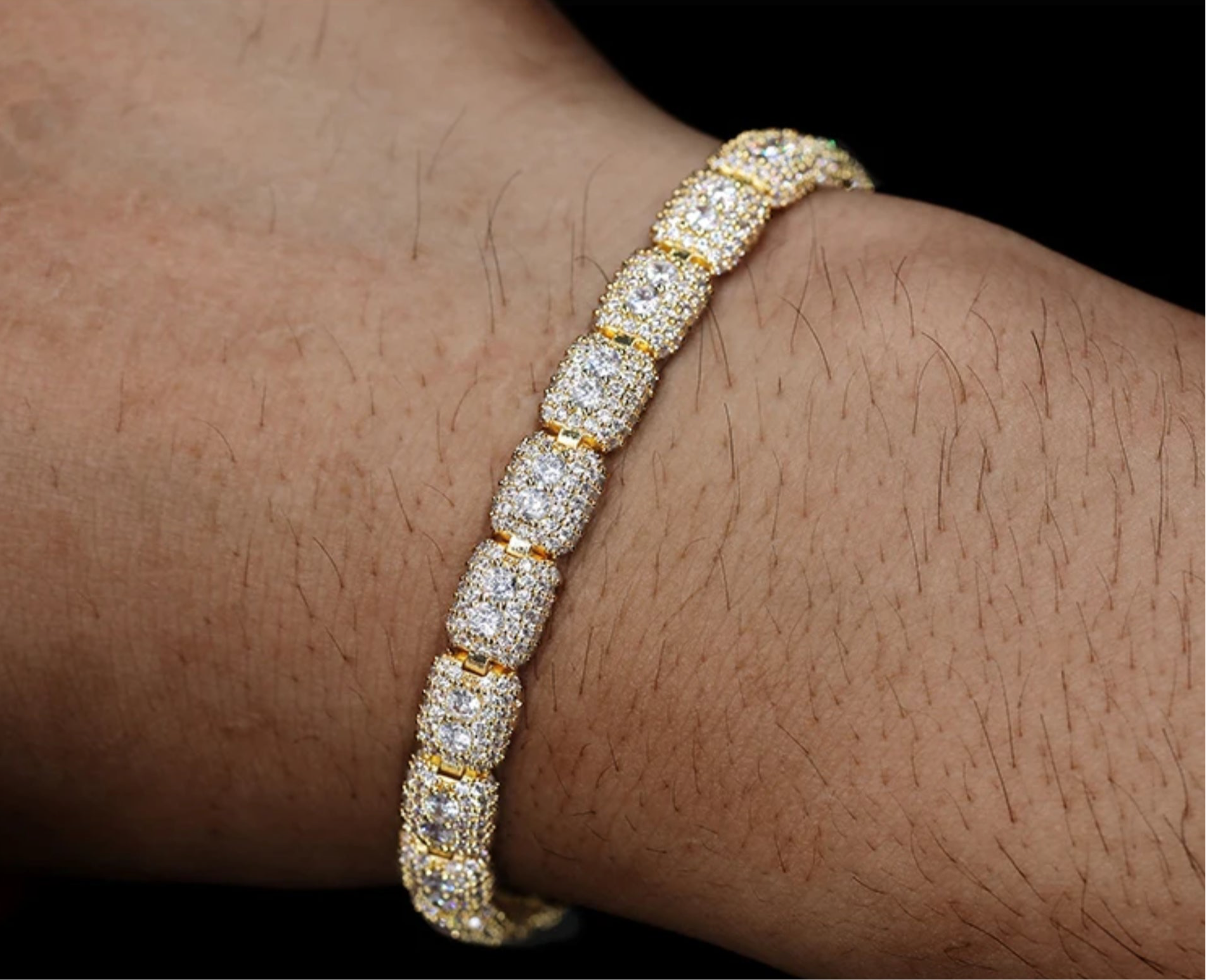 “PRESTIGE” MOISSANITE BRACELET- 925 SILVER- VVS1