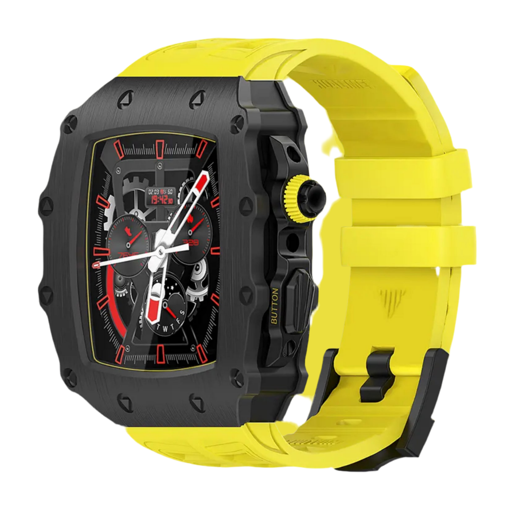 Apple Watch “Luxury-X” RM Case/Black Yellow