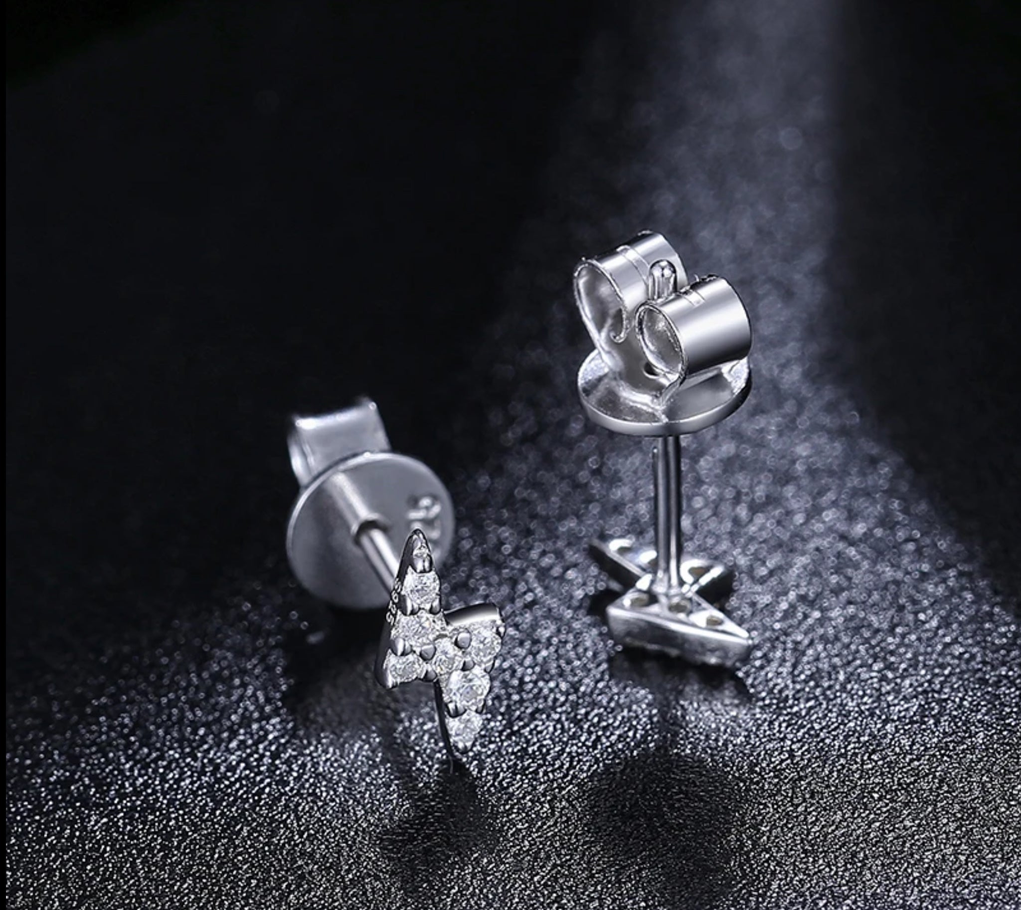 “LIGHTNING” MOISSANITE EARRINGS